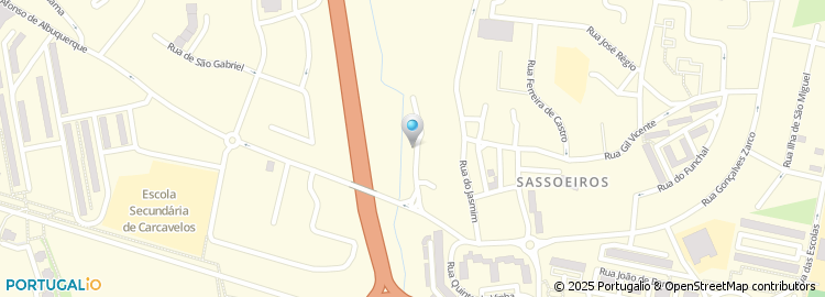 Mapa de Rua Aldeamento das Encostas
