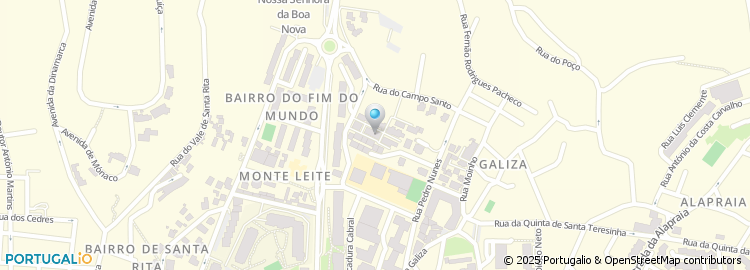 Mapa de Rua António Aleixo