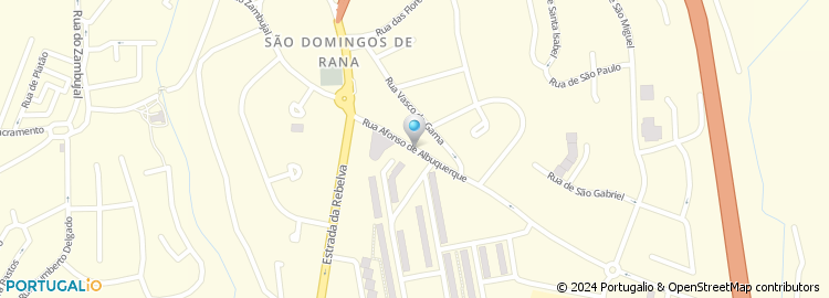 Mapa de Rua António Faustino