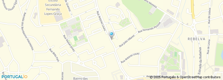 Mapa de Rua António Louro