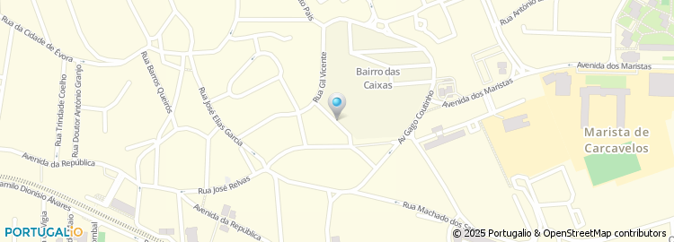Mapa de Rua Bartolomeu de Gusmão