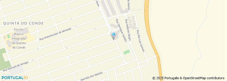 Mapa de Rua Brito Camacho