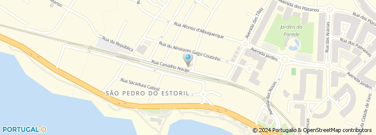 Mapa de Rua Carvalho D Araújo
