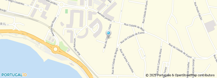 Mapa de Rua Cidade de Faro