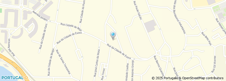 Mapa de Rua Cidade de Lagos