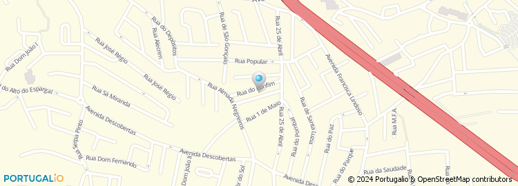 Mapa de Rua da Boa Vista