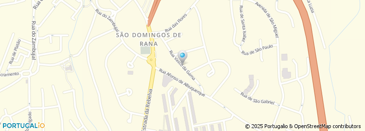 Mapa de Rua da Encosta