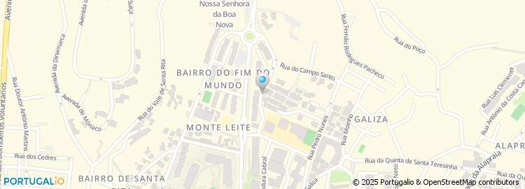 Mapa de Rua da Escola Preparatória