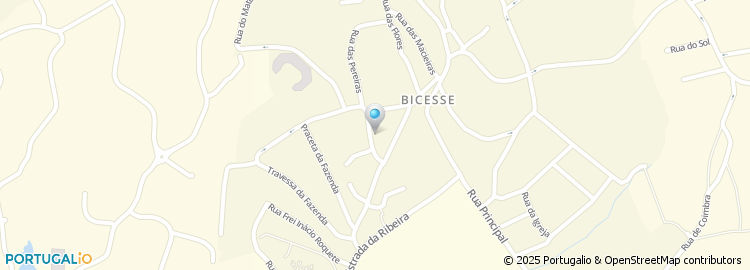 Mapa de Rua da Escola Velha