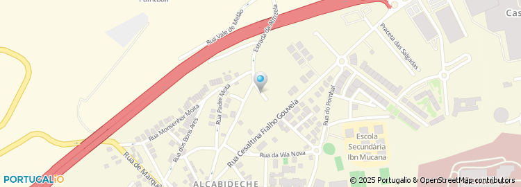 Mapa de Rua da Pedra Furada
