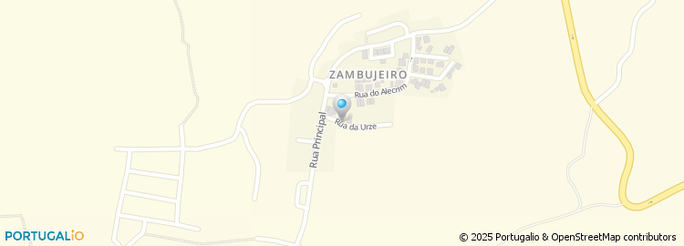 Mapa de Rua da Urze