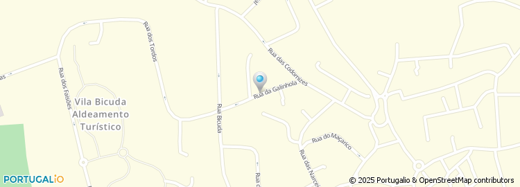 Mapa de Rua das Galinholas