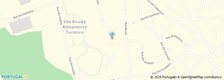 Mapa de Rua das Garças