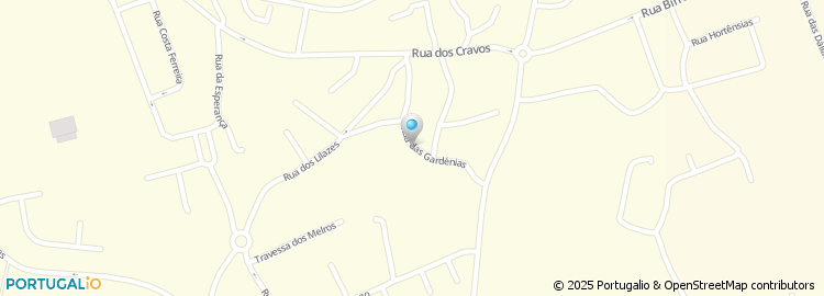 Mapa de Rua das Gardénias