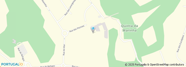 Mapa de Rua das Piscinas