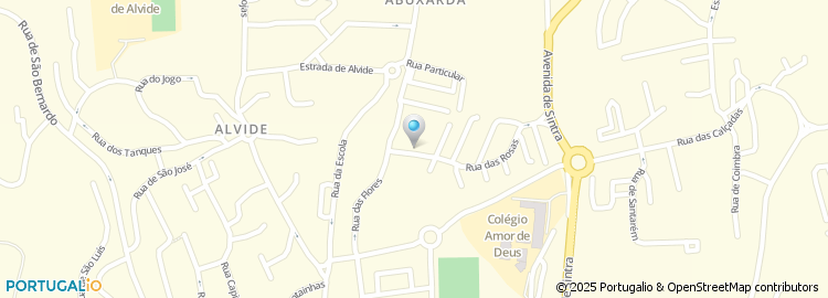 Mapa de Rua das Roseiras
