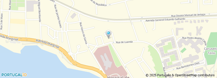 Mapa de Rua de Ambrizete