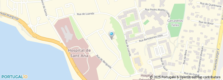 Mapa de Rua de Malange