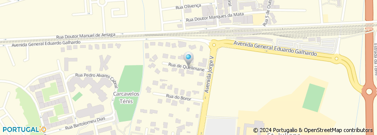 Mapa de Rua de Quelimane