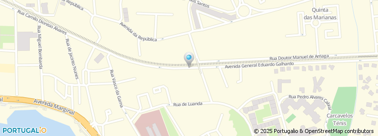 Mapa de Rua de Santo António do Zaire
