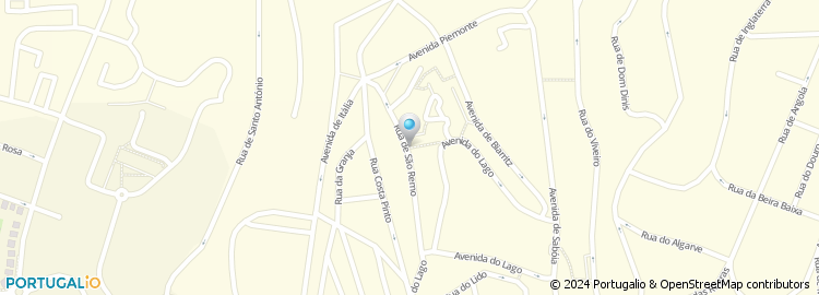 Mapa de Rua de São Remo