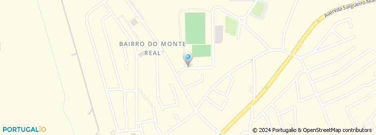 Mapa de Rua do Campo de Futebol