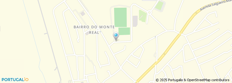 Mapa de Rua do Campo de Futebol