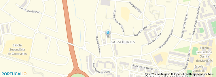 Mapa de Rua do Canto