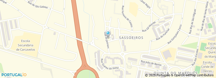 Mapa de Rua do Jasmim