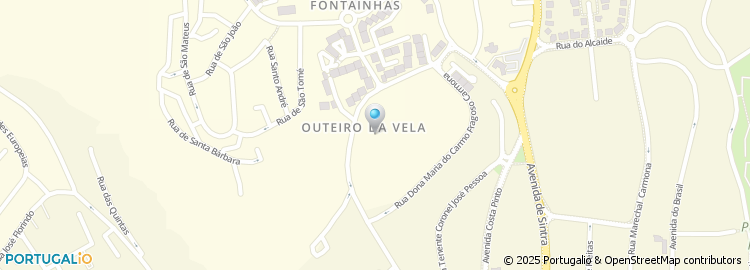 Mapa de Rua do Miradouro