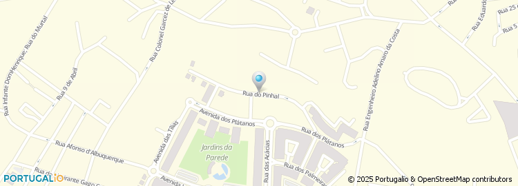 Mapa de Rua do Pinhal