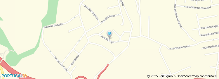Mapa de Rua do Poço