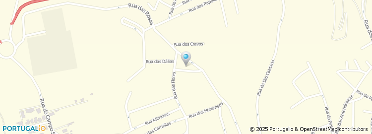 Mapa de Rua do Rosmaninho