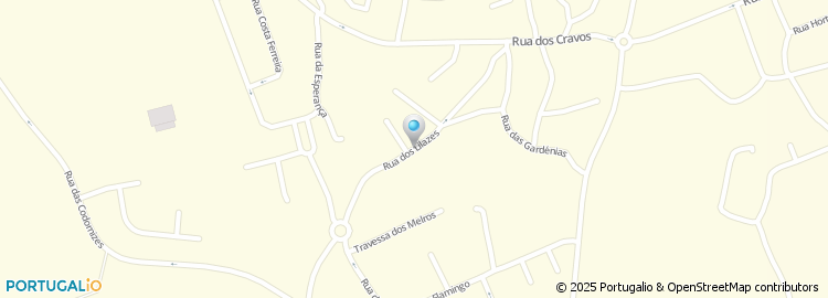 Mapa de Rua dos Lilazes