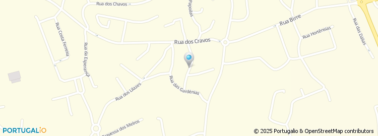 Mapa de Rua dos Malmequeres