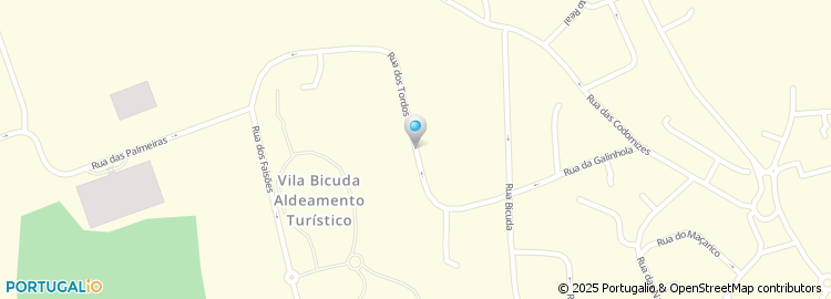 Mapa de Rua dos Tordos