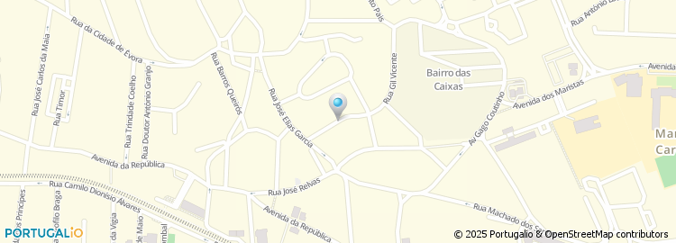 Mapa de Rua Doutor António Cândido