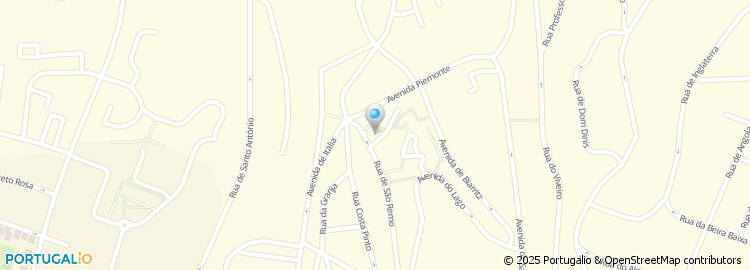 Mapa de Rua Doutor António de Pádua Santos
