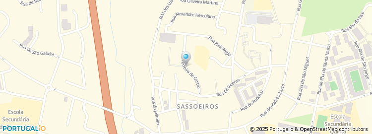 Mapa de Rua Ferreira de Castro