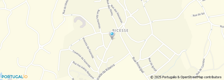 Mapa de Rua Frei Inácio Roquete