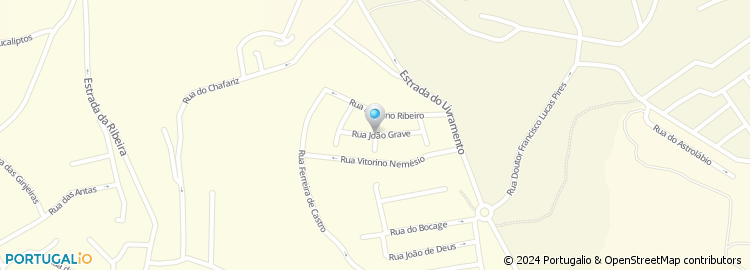 Mapa de Rua João Grave