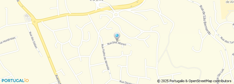 Mapa de Rua José Afonso