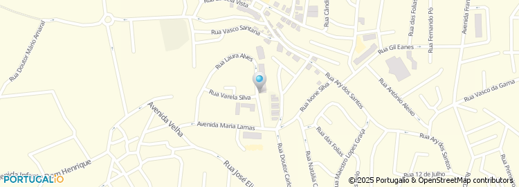 Mapa de Rua Laura Alves
