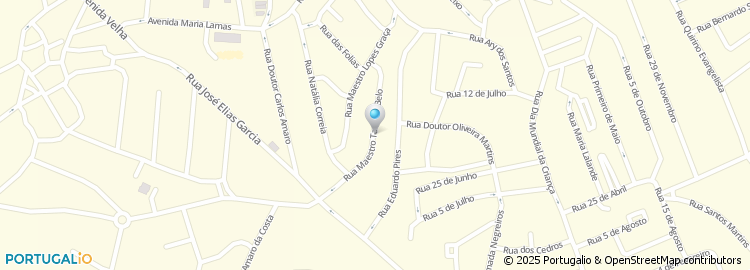 Mapa de Rua Maestro Tavares Belo