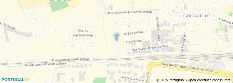 Mapa de Rua Marechal Gomes da Costa