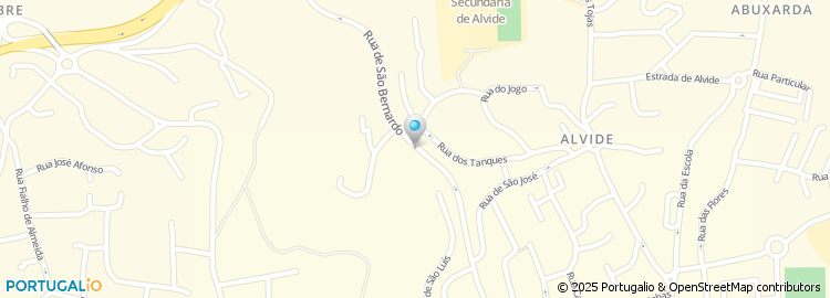 Mapa de Rua Mário Viegas