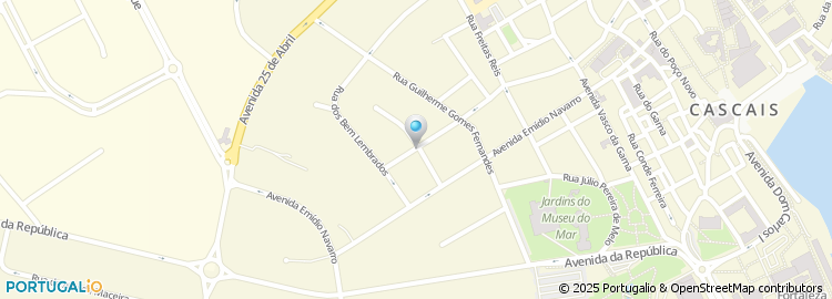 Mapa de Rua Marquês das Minas