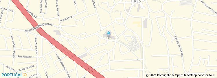 Mapa de Rua Marquês de Pombal
