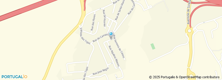 Mapa de Rua Miguel Torga