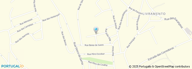 Mapa de Rua Monsenhor Moita